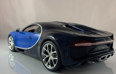 BUGATTI Chiron 1:18 blue model BBurago 11040 BUGATTI Chiron 1:18 blue model BBurago 11040