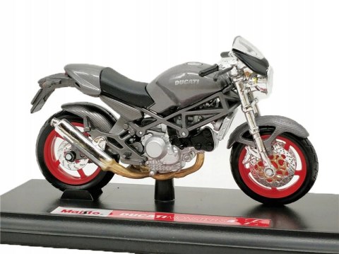 DUCATI Monster S4 na podstawce model 1:18 Maisto DUCATI Monster S4 na podstawce model 1:18 Maisto