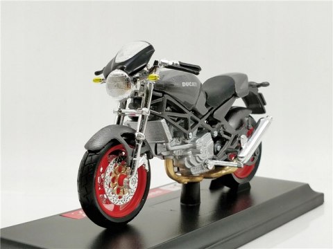 DUCATI Monster S4 na podstawce model 1:18 Maisto DUCATI Monster S4 na podstawce model 1:18 Maisto