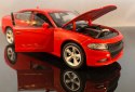 Dodge CHARGER R/T 2016 czerwony model Welly 1:24