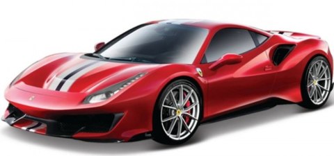 FERRARI 488 Pista red model 1:24 Bburago 26026