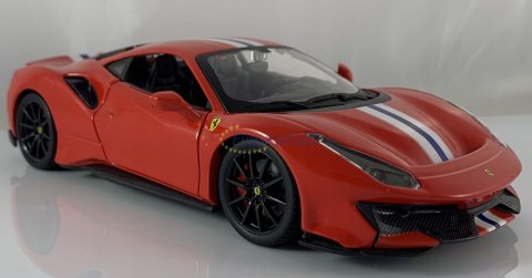 FERRARI 488 Pista red model 1:24 Bburago 26026 FERRARI 488 Pista red model 1:24 Bburago 26026