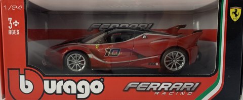 FERRARI FXX K #10 red model Bburago 26301 1:24 FERRARI FXX K #10 red model Bburago 26301 1:24