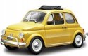 Fiat 500 L 1968 yellow 1:24 metalowy Bburago 22099