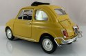 Fiat 500 L 1968 yellow 1:24 metalowy Bburago 22099