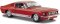 Ford MUSTANG GT 1967 1:24 red model Maisto 31260