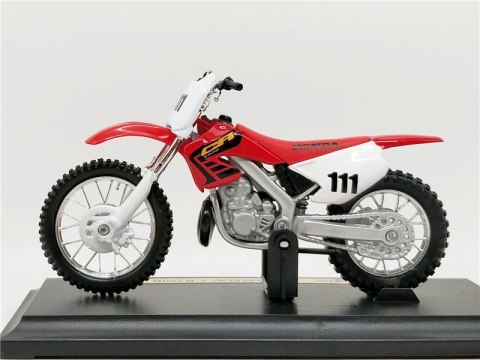 HONDA CR 250 R na podstawce model 1:18 Maisto HONDA CR 250 R na podstawce model 1:18 Maisto