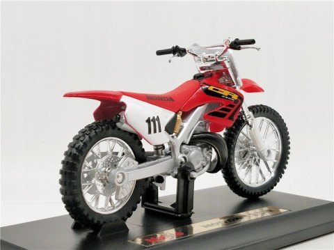 HONDA CR 250 R na podstawce model 1:18 Maisto HONDA CR 250 R na podstawce model 1:18 Maisto