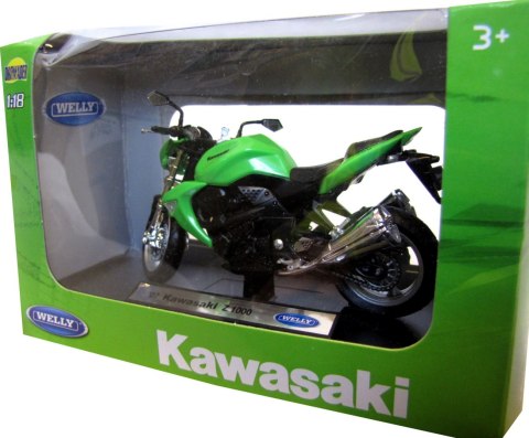 KAWASAKI Z 1000 2007 model motocykl 1:18 Welly KAWASAKI Z 1000 2007 model motocykl 1:18 Welly