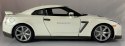 NISSAN GT-R R pearl white 1:18 model BBurago 12079