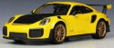 PORSCHE 911 GT2 RS zółty 1:24 model Maisto 31523