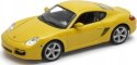 PORSCHE Cayman S yellow MODEL METAL WELLY 1:24