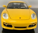 PORSCHE Cayman S yellow MODEL METAL WELLY 1:24