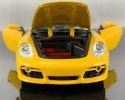 PORSCHE Cayman S yellow MODEL METAL WELLY 1:24