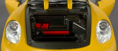 PORSCHE Cayman S yellow MODEL METAL WELLY 1:24 PORSCHE Cayman S yellow MODEL METAL WELLY 1:24