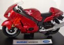 SUZUKI GSX 1300R Hayabusa motocykl 1:18 Welly