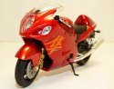 SUZUKI GSX 1300R Hayabusa motocykl 1:18 Welly