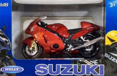 SUZUKI GSX 1300R Hayabusa motocykl 1:18 Welly SUZUKI GSX 1300R Hayabusa motocykl 1:18 Welly