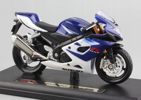 SUZUKI GSX R1000 na podstawce model 1:18 Maisto SUZUKI GSX R1000 na podstawce model 1:18 Maisto
