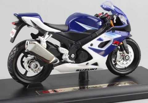 SUZUKI GSX R1000 na podstawce model 1:18 Maisto SUZUKI GSX R1000 na podstawce model 1:18 Maisto