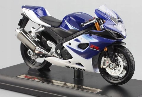 SUZUKI GSX R1000 na podstawce model 1:18 Maisto SUZUKI GSX R1000 na podstawce model 1:18 Maisto