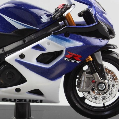 SUZUKI GSX R1000 na podstawce model 1:18 Maisto SUZUKI GSX R1000 na podstawce model 1:18 Maisto