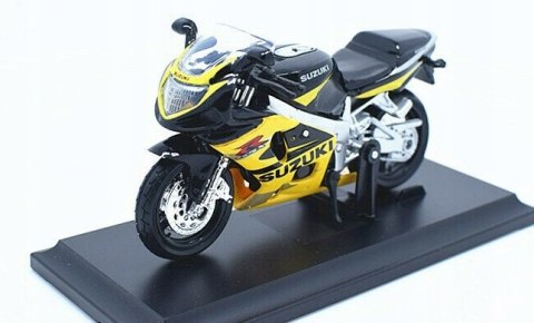 SUZUKI GSX R600 na podstawce model 1:18 Maisto SUZUKI GSX R600 na podstawce model 1:18 Maisto
