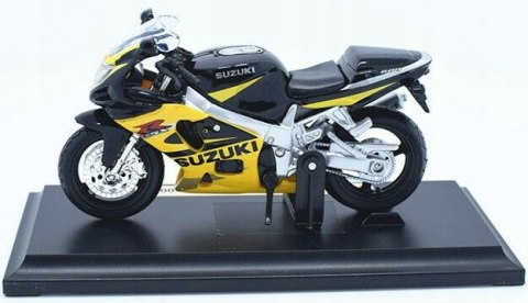 SUZUKI GSX R600 na podstawce model 1:18 Maisto SUZUKI GSX R600 na podstawce model 1:18 Maisto