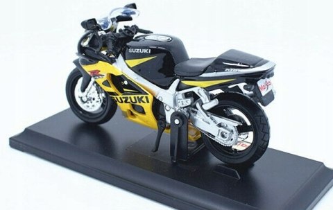 SUZUKI GSX R600 na podstawce model 1:18 Maisto SUZUKI GSX R600 na podstawce model 1:18 Maisto