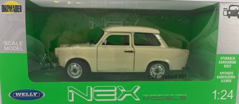 TRABANT 601 S De luxe model metal Welly 1:24 TRABANT 601 S De luxe model metal Welly 1:24