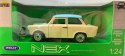 TRABANT 601 S De luxe model metal Welly 1:24