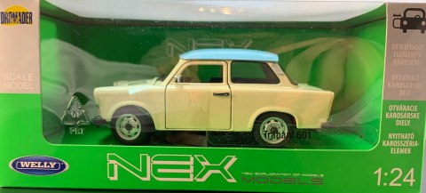 TRABANT 601 S De luxe model metal Welly 1:24 TRABANT 601 S De luxe model metal Welly 1:24