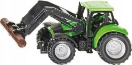 Traktor Deutz Fahr ze szczypcami do bel SIKU 1380