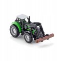 Traktor Deutz Fahr ze szczypcami do bel SIKU 1380